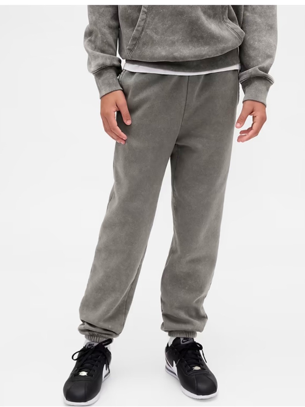 GAP Kids Gray Fleece Joggers